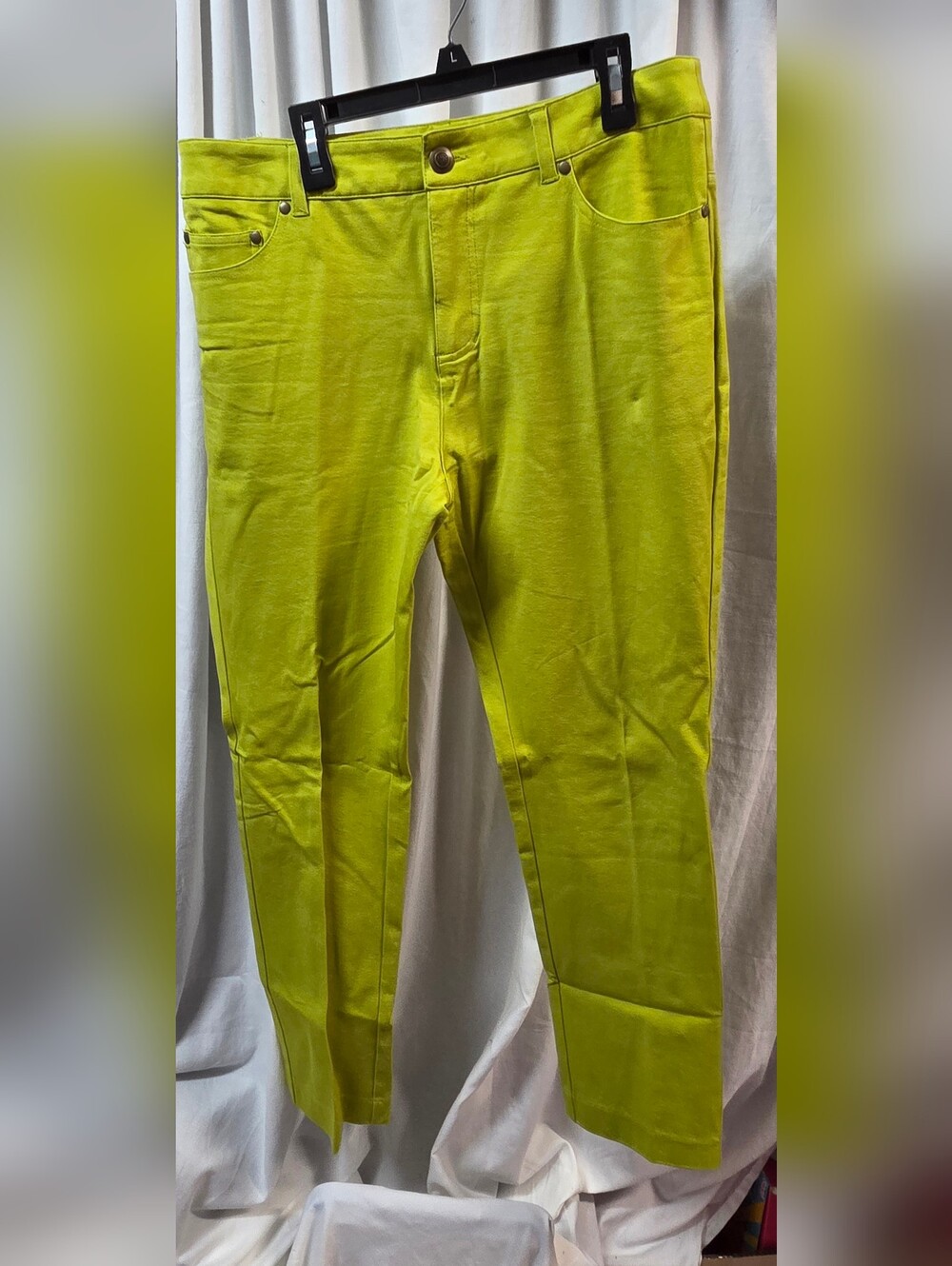 Lime Green Stretch Jeans